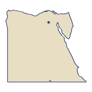 The outline of Egypt from the game's Atlas
