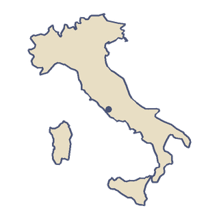 The outline of Italy from the game's Atlas