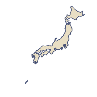 The outline of Japan from the game's Atlas