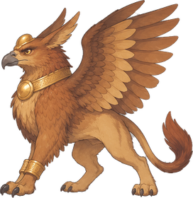 The Bronze Griffin, guards gold it never spends