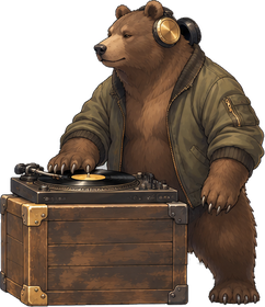 The Bear DJ, plays until the sun comes up